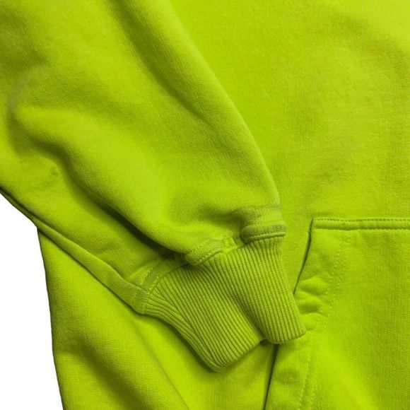 Represent Mens S Hoodie Gold Lime Green Angel Graphic Print - Picture 4 of 15